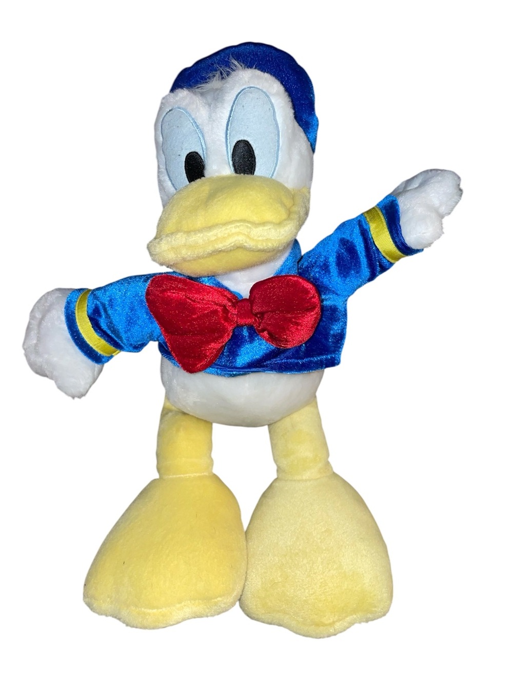 Disney Donald Duck Plush - Blue Jacket, Red Bow, Yellow Beak & Feet